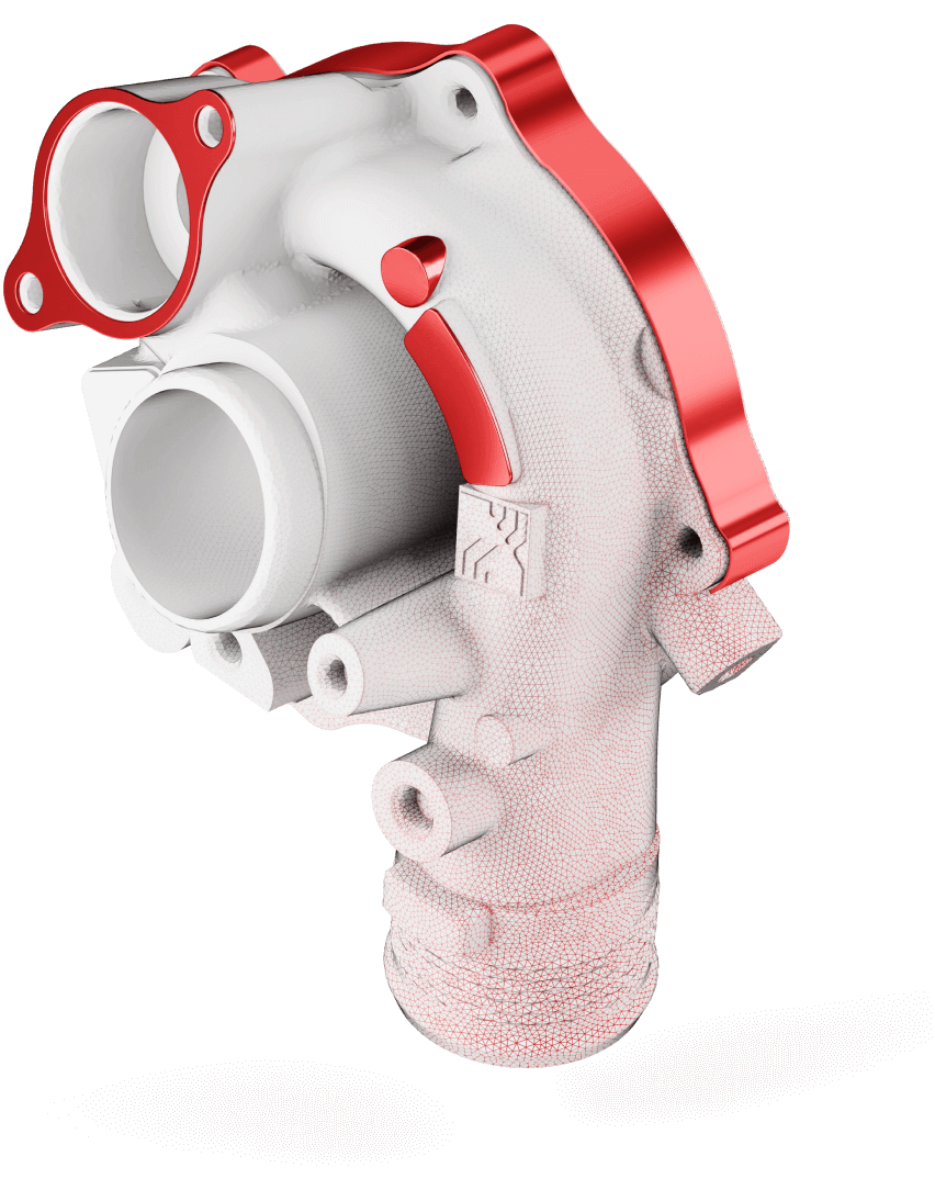 Objet 3D en cours de numérisation